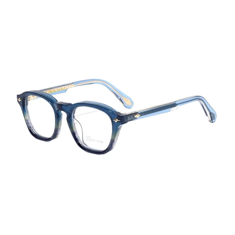 Nobler Unisex Full Rim Square Thick Acetate Eyeglasses 51092