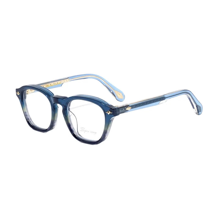 Nobler Unisex Full Rim Square Thick Acetate Eyeglasses 51092