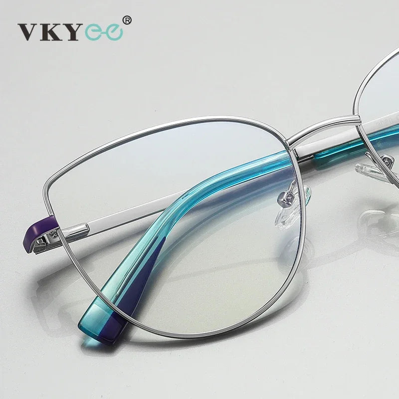 Vicky Women's Full Rim Large Butterfly Tr 90 Titanium Reading Glasses 3060 Reading Glasses Vicky   