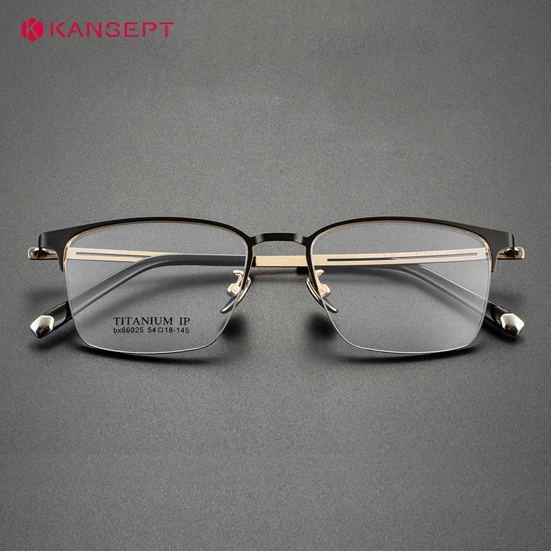 Kansept Unisex Full Rim Square Alloy Reading Glasses 60625