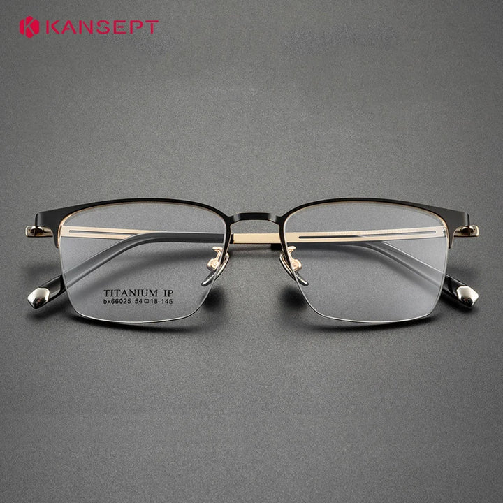Kansept Unisex Full Rim Square Alloy Reading Glasses 60625