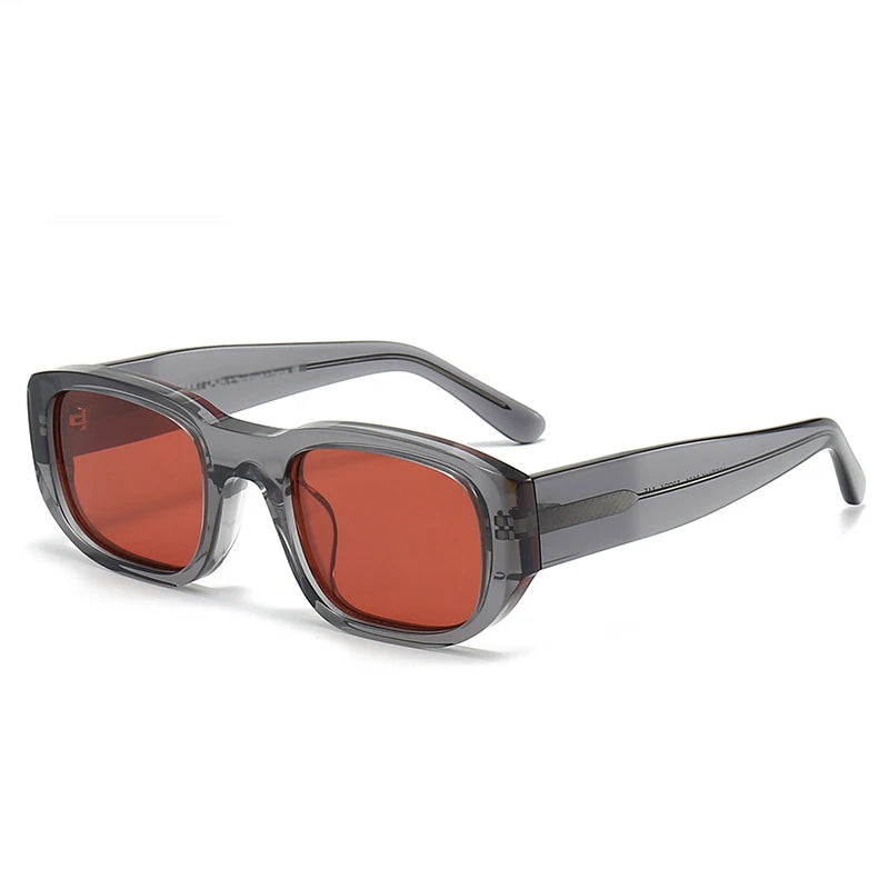 Black Mask Unisex Full Rim Square Acetate Sunglasses 382452 Sunglasses Black Mask C10 As Shown 
