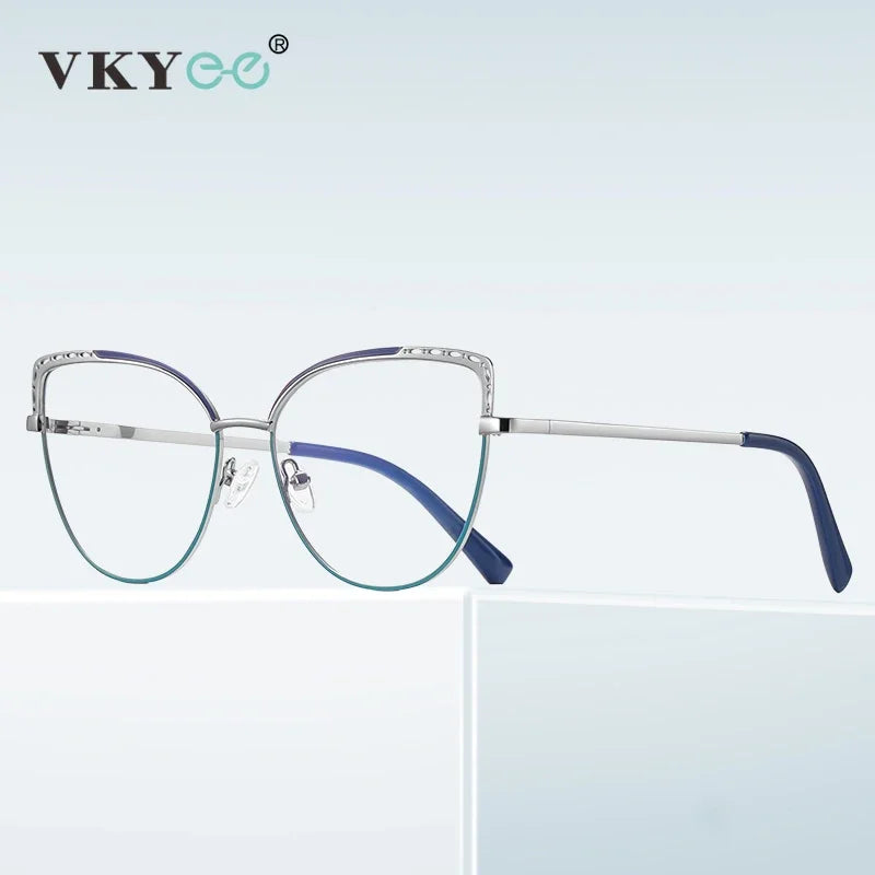 Big cat eye reading glasses sales