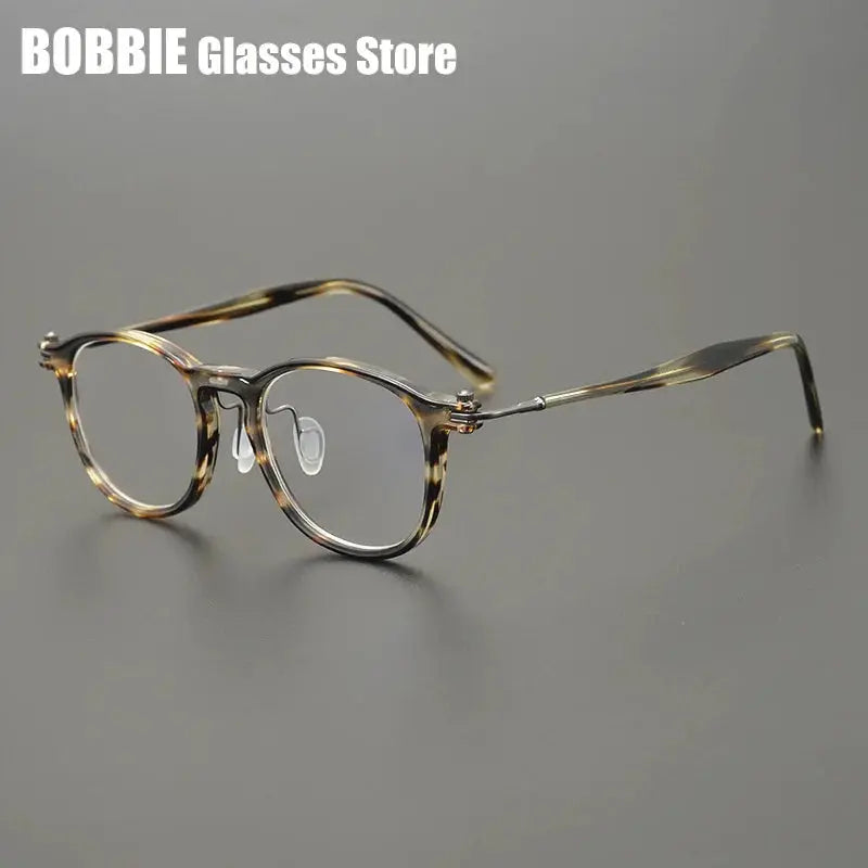 Bobbie Full Rim 588500 Men’s Big Acetate Square Oval Frames — view 1 | Bobbie at FuzWeb
