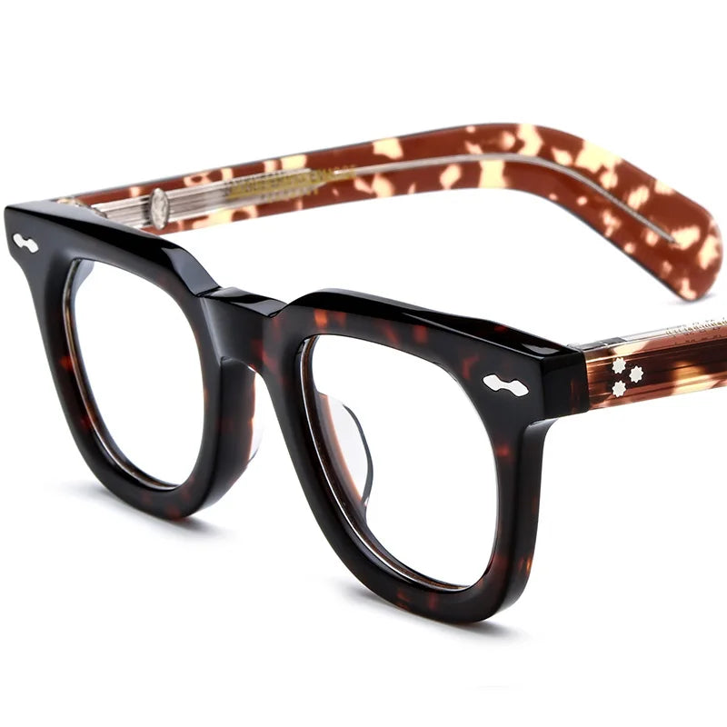 Nobler Women's Full Rim Square Thick Acetate Eyeglasses 14839
