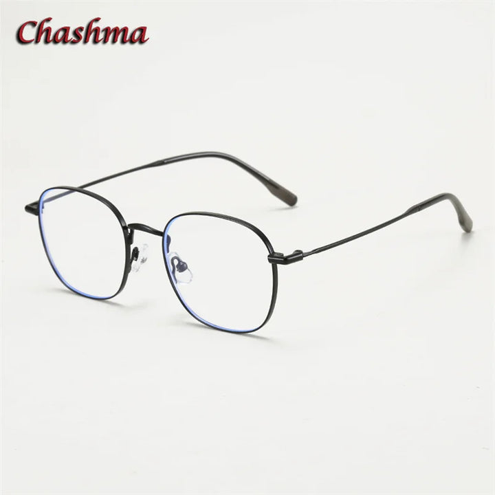Chashma Ochki Women's Full Rim Oval Square Alloy Eyeglasses 70168