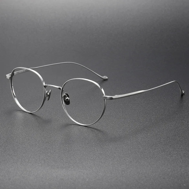 Bobbie Women's Full Rim Oval Round Titanium Eyeglasses 452048