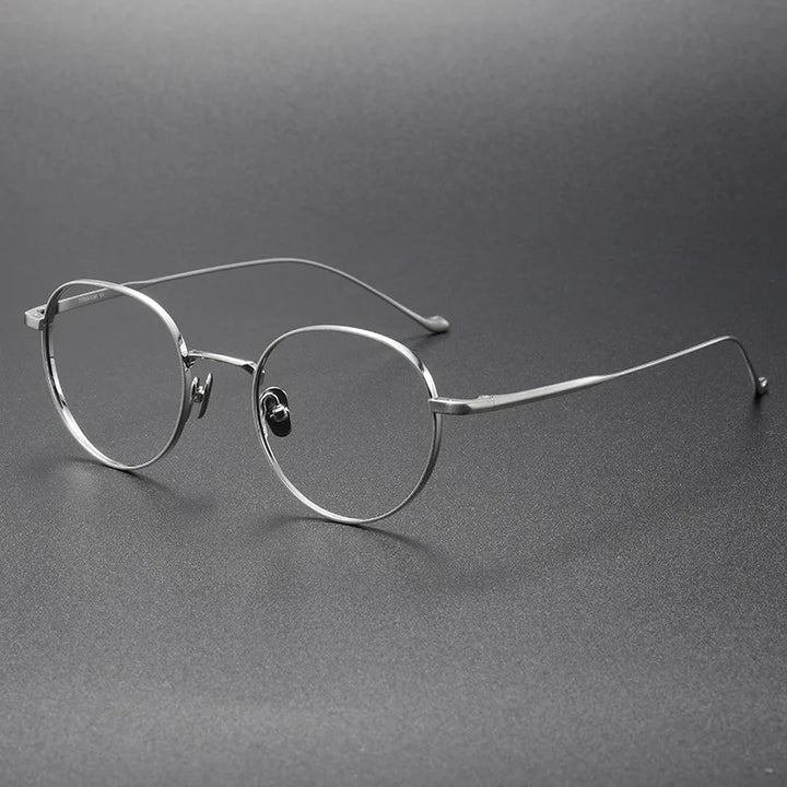 Bobbie Women's Full Rim Oval Round Titanium Eyeglasses 452048