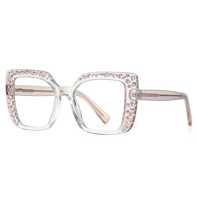 Vicky Women's Large Square TR90 and Titanium Reading Glasses 2188 — view 2 | Vicky at FuzWeb