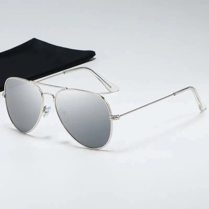 Hdcrafter Unisex Full Rim Double Bridge Oval Sunglasses 302500 HdCrafter Sunglasses