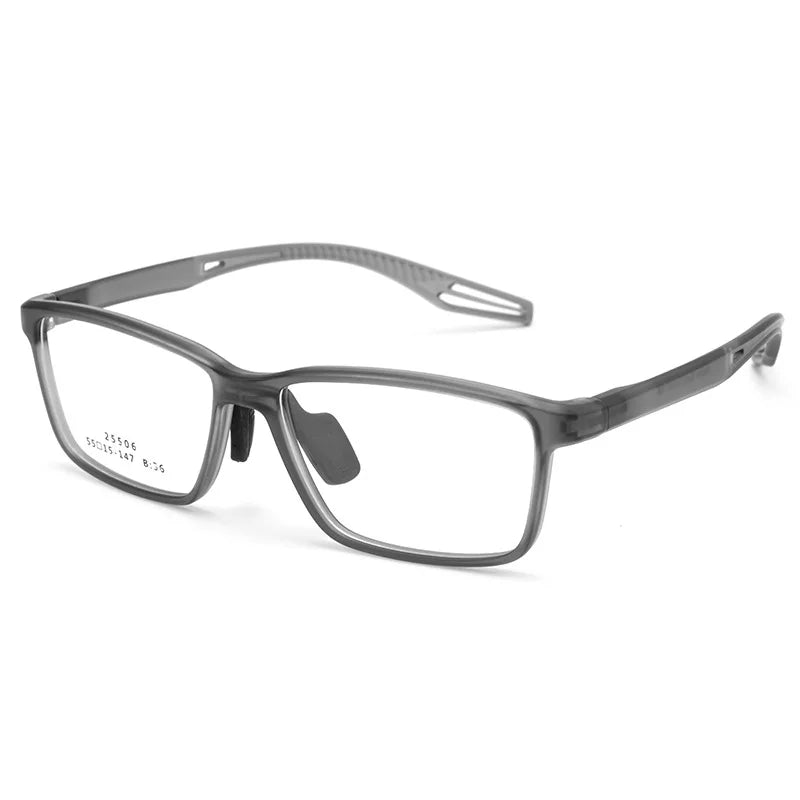 Xbora Unisex Full Rim Square Tr 90 Alloy Sport Eyeglasses 525506