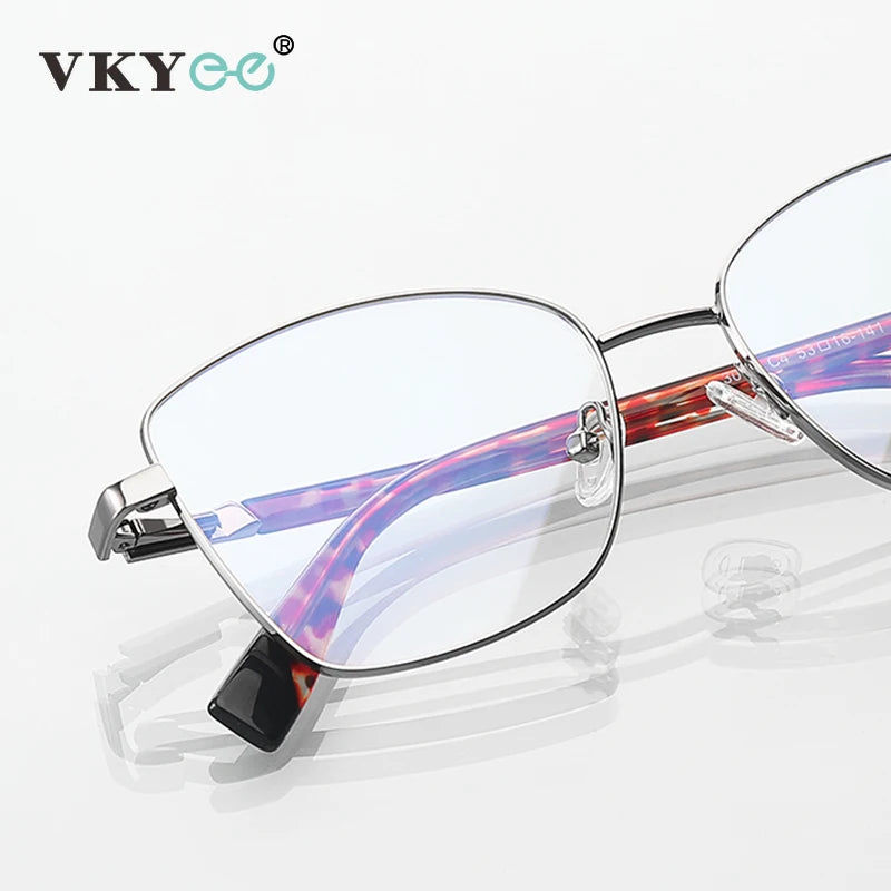 Vicky Women's Full Rim Square Alloy Reading Glasses 3010 Reading Glasses Vicky   