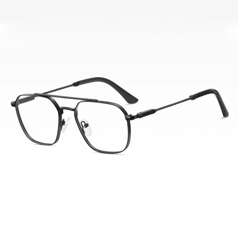 Ralferty Women's Full Rim Square Alloy Double Briddge Eyeglasses 891766