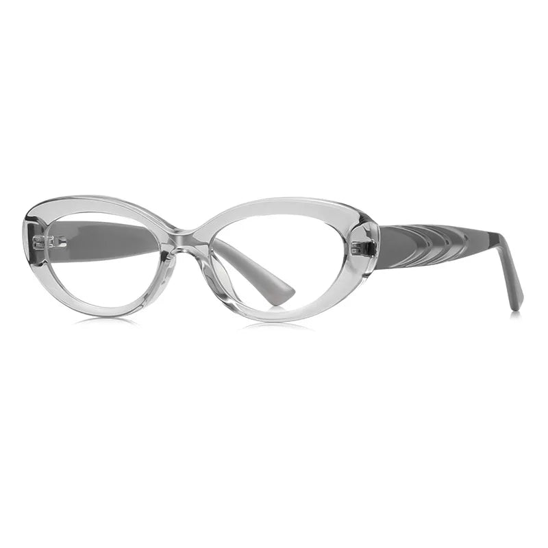 CCspace Women's Full Rim Oval Thick Tr 90 Alloy Reading Glasses 802731