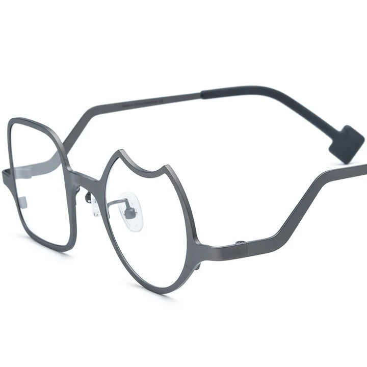 Niobler Unisex Full Rim Square Round Titanium Eyeglasses 185787 Full Rim Nobler C3  