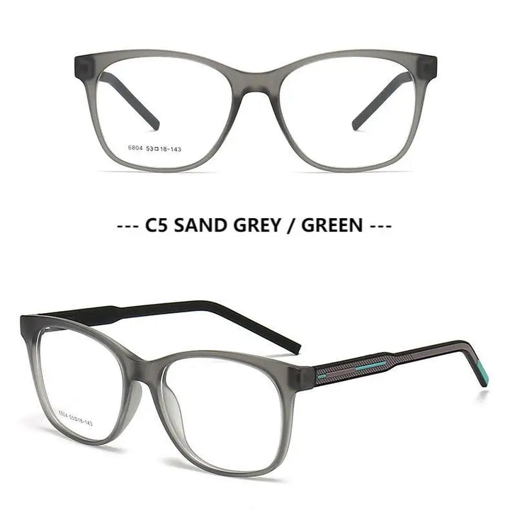 Muzz 68040 unisex round prescription eyeglasses — view 9