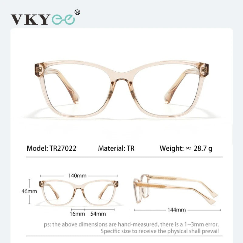 Vicky Women's Full Rim Cat Eye Alloy Tr 90 Reading Glasses 727022