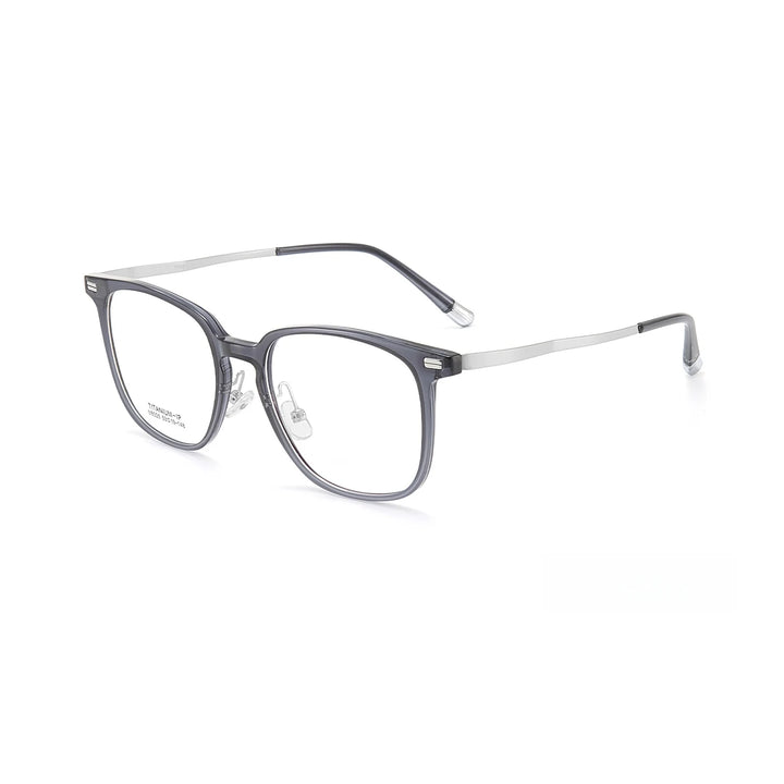 Yimaruili Unisex Full Rim Oval TR-90 Titanium Eyeglasses M8325 — view 4 | Yimaruili at FuzWeb