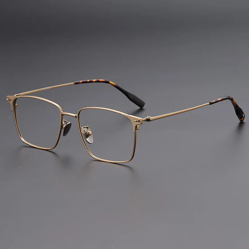 Yimaruili Men's Full Rim Square Alloy Eyeglasses 810085