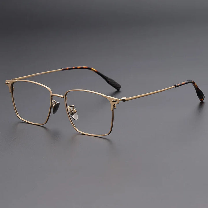 Yimaruili Men's Full Rim Square Alloy Eyeglasses 810085