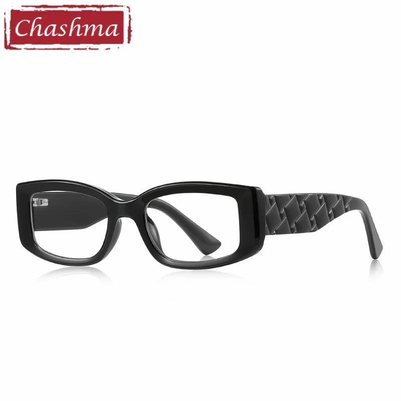 Chashma Ochki Women's Full Rim Square Oval Tr 90 Alloy Eyeglasses 882256