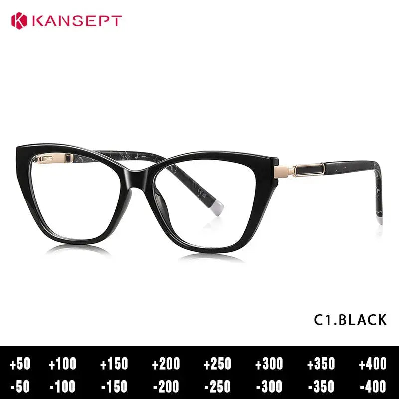 Kansept Unisex Full Rim Cat Eye Tr 90 Frames 020900 FuzWeb
