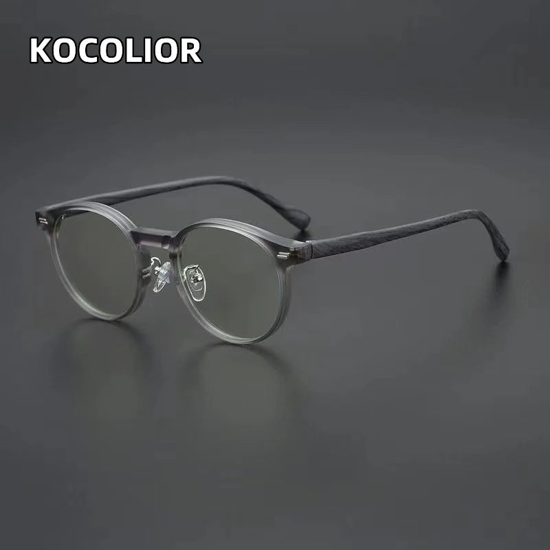 Kocolior Women's Full Rim Round Polycarbonate Eyeglasses 1039 Full Rim Kocolior   