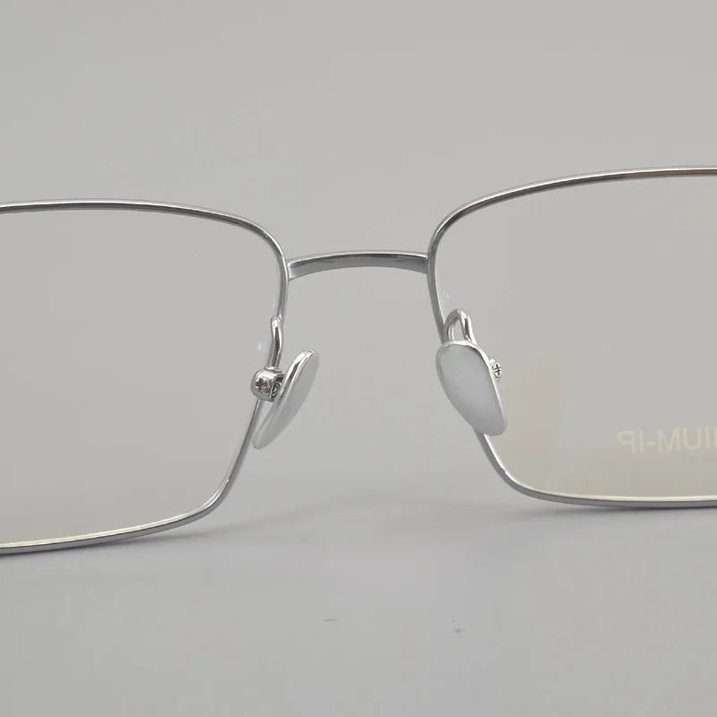 Muzz ZRB-1 men's square pure titanium prescription eyeglasses — view 9