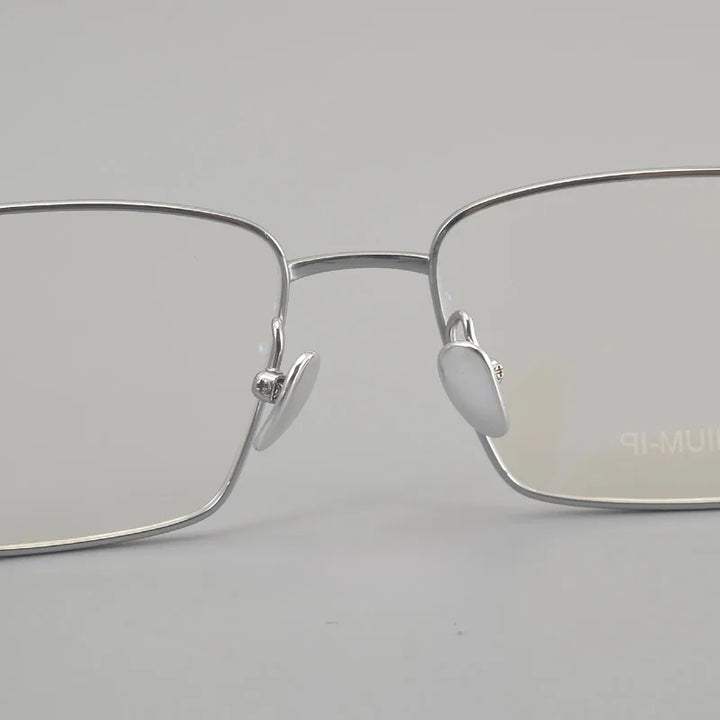 Muzz ZRB-1 men's square pure titanium prescription eyeglasses — view 9