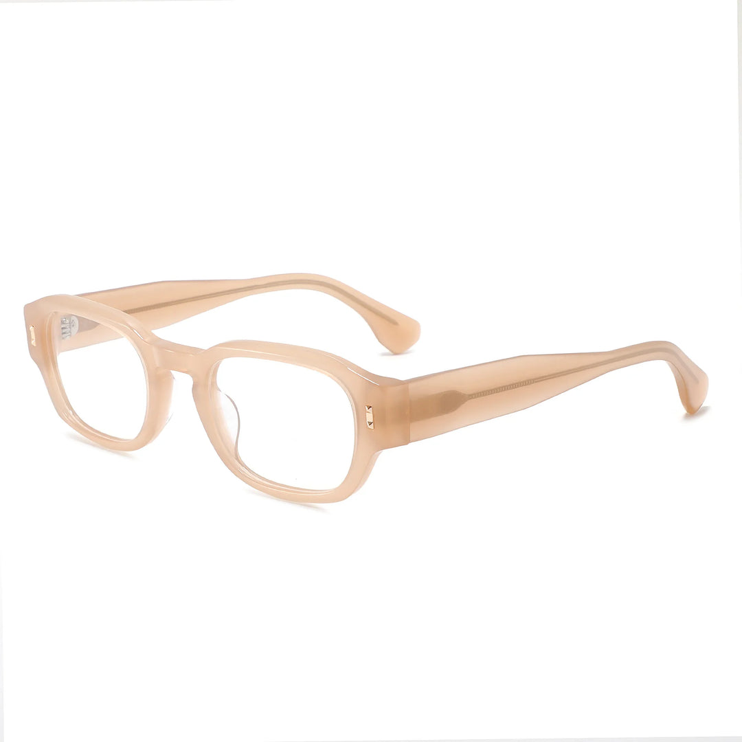Xbora Unisex Full Rim Round Acetate Eyeglasses 8628 — view 5 | Xbora at FuzWeb