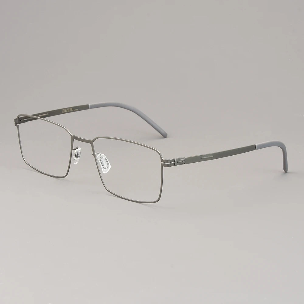 Bobbie Women's Full Rim Polygon Square Screwless Steel Eyeglasses 543719