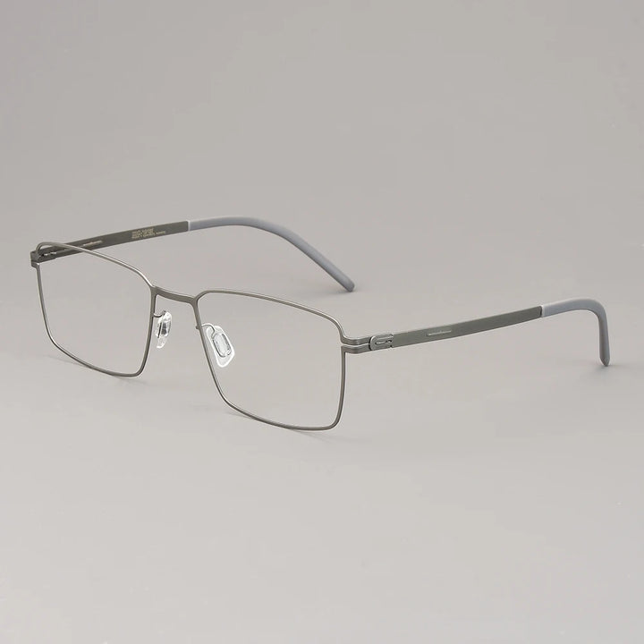 Bobbie Women's Full Rim Polygon Square Screwless Steel Eyeglasses 543719