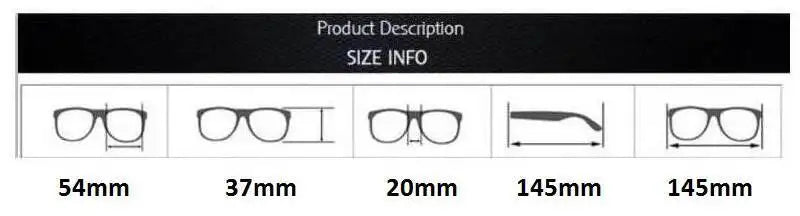 Brightzone Unisex Full Rim Thick Square Acetate  Eyeglasses 543720