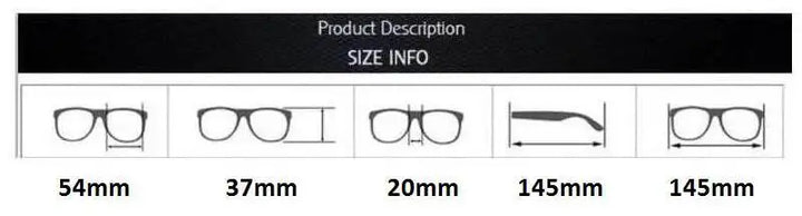 Brightzone Unisex Full Rim Thick Square Acetate  Eyeglasses 543720