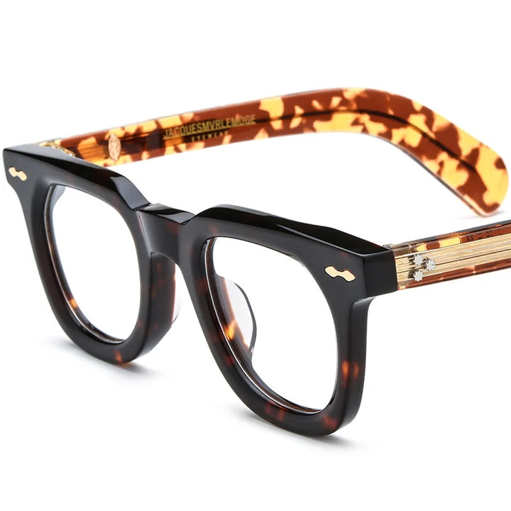 Nobler Women's Full Rim Square Thick Acetate Eyeglasses 14839