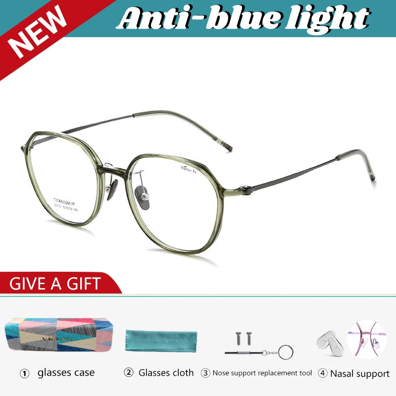 Vicky Women's Full Rim Oval  Tr 90 Titanium Reading Glasses 91164