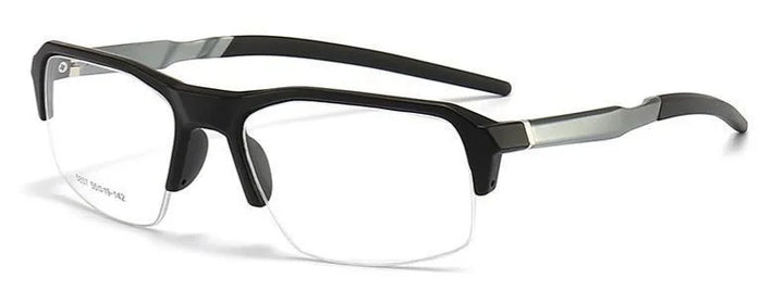 Muzz 58570 men's semi-rimless sports TR-90 prescription eyeglasses — view 5