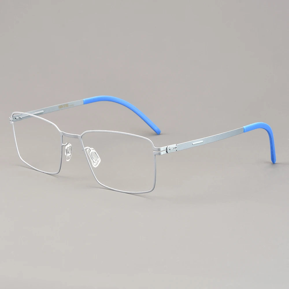 Bobbie Women's Full Rim Polygon Square Screwless Steel Eyeglasses 543719