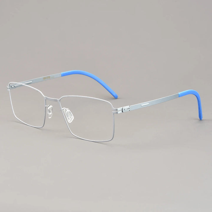 Bobbie Women's Full Rim Polygon Square Screwless Steel Eyeglasses 543719