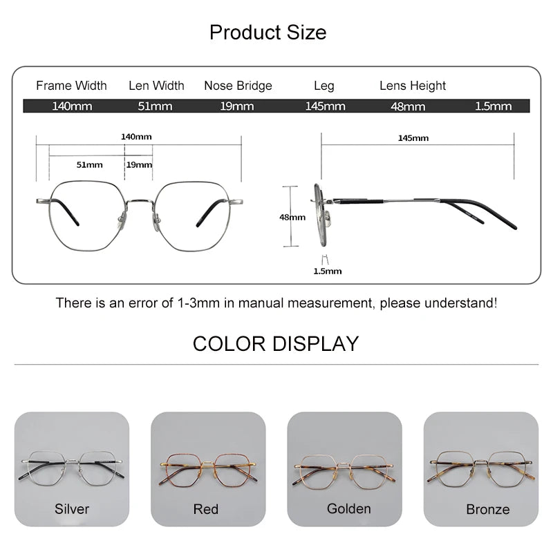 ◆Aimee✳︎◆ Aimee Unisex Titanium Acetate Glasses – FuzWeb