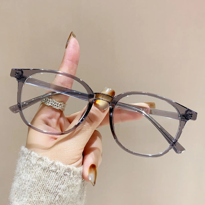 Zirosat Unisex Full Rim Retro Square Blue Light Prescription Eyeglasses 18S288A - view 3