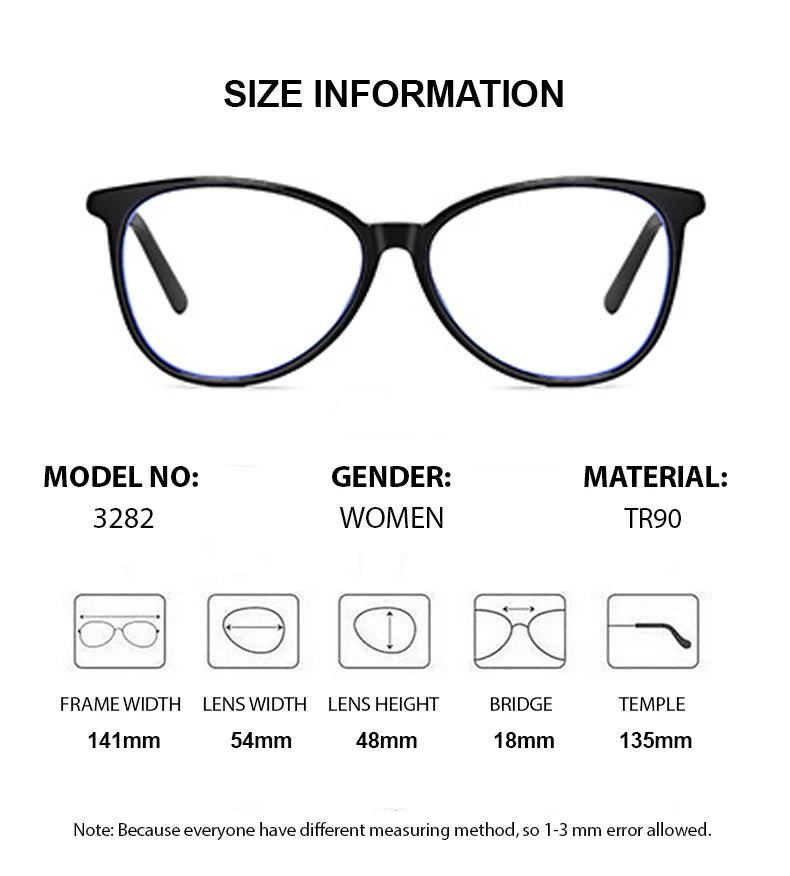 Summer Flower Women's Full Rim Oval Square Acetate Eyeglasses 82135 Full Rim Summer Flower