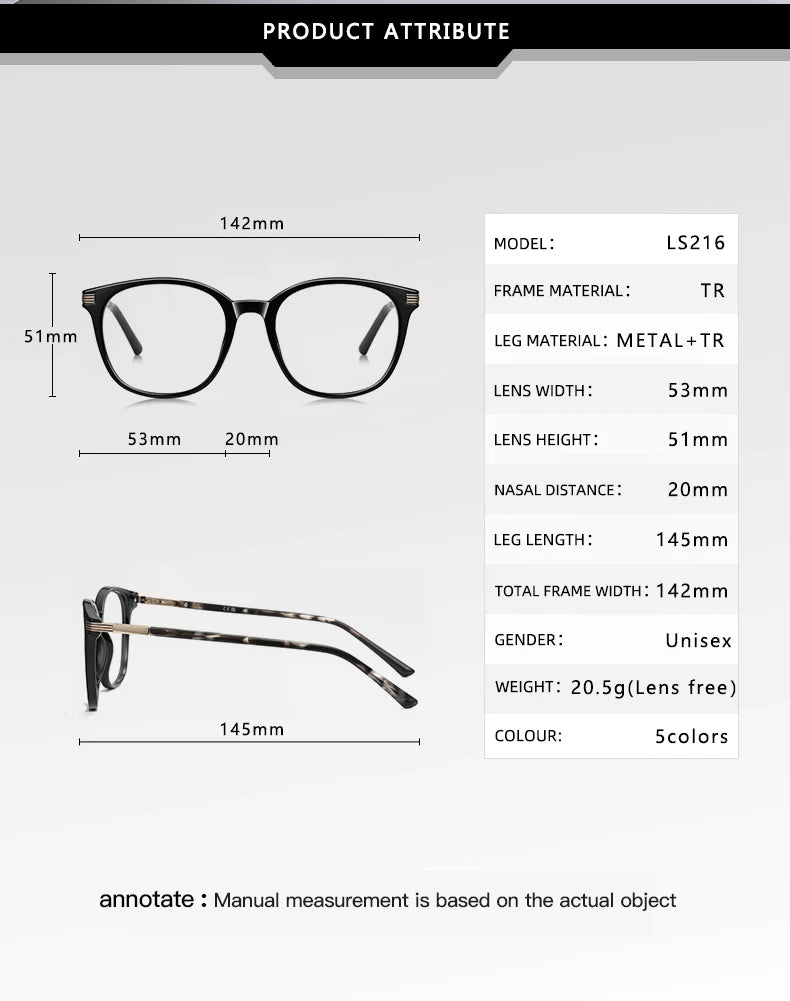 Vicky Unisex Full Rim Round Square Tr 90 Alloy Reading Glasses 77216