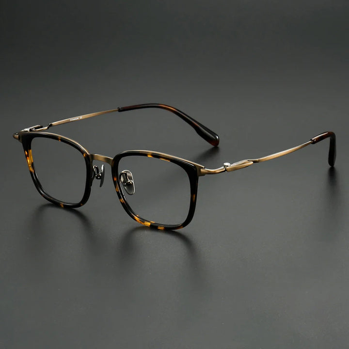 Muzz SH0067 unisex square titanium acetate prescription eyeglasses — view 4