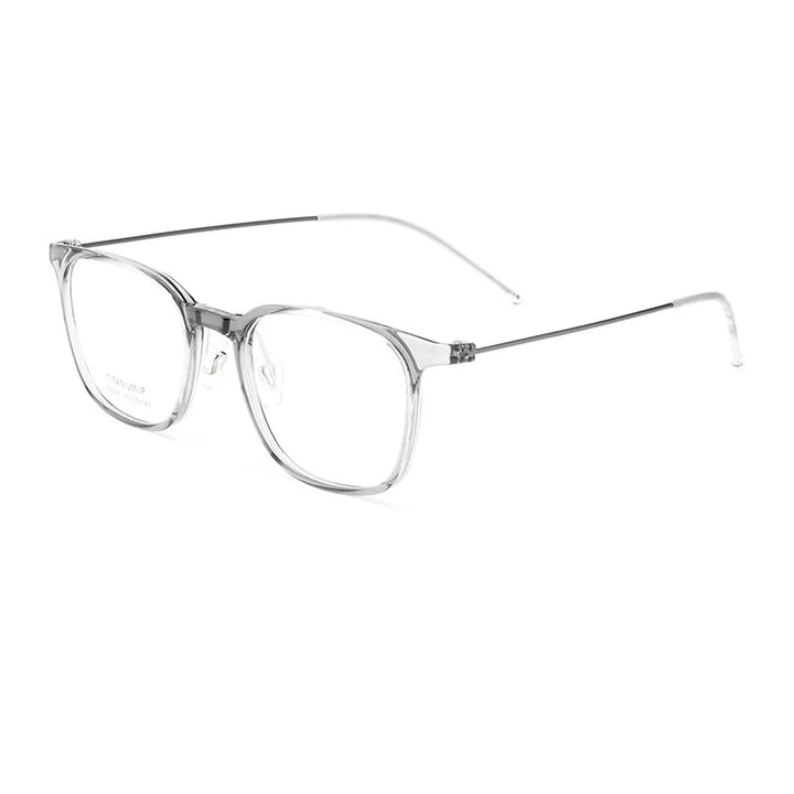 Hotony Women's Full Rim Square Tr 90 Alloy Eyeglasses 5826 Full Rim Hotony grey  