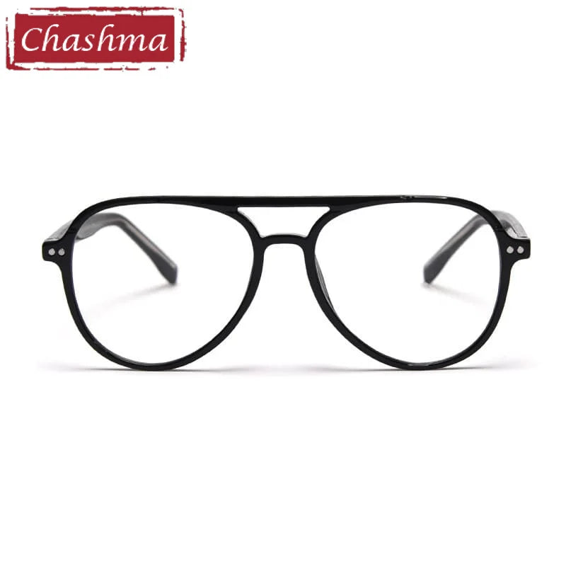 Chashma Unisex Full Rim Oval Double Bridge Tr 90 Titanium Reading Glasses 92154 Reading Glasses Chashma