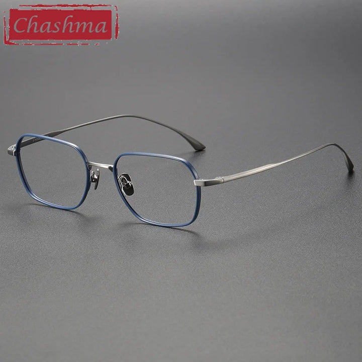 Chashma Ottica Women's Full Rim Square Titanium Eyeglasses 503118