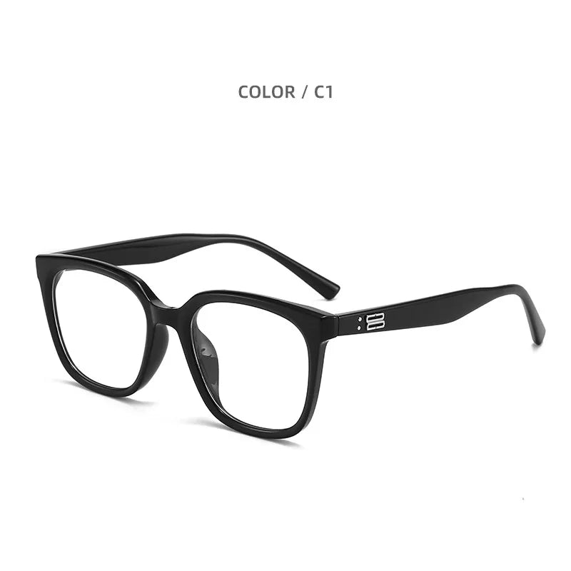 KatKani Women' Full Rim Square Tr 90 Eyeglasses 2319 Full Rim KatKani Eyeglasses Brihgt Black  