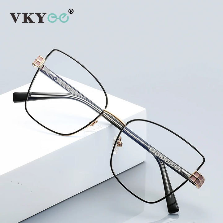 Vicky Women's Full Rim Butterfly Alloy Reading Glasses 423141