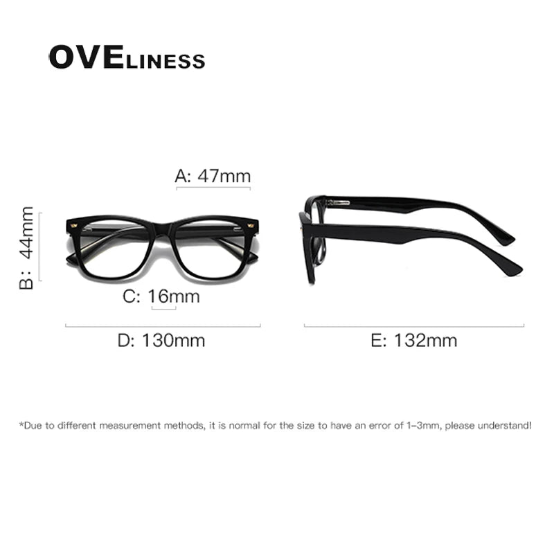Oveliness Youth Unisex Full Rim Square Tr 90 Eyeglasses S0214 Full Rim Oveliness   